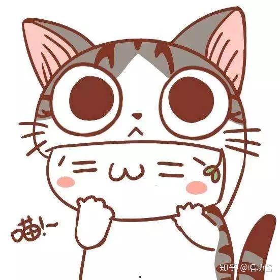 网红吃瓜头像卡通版可爱,萌态可掬，可爱爆表！