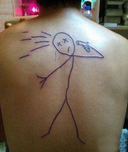 最新吃瓜网红纹身图片